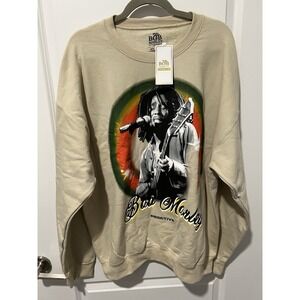 PRIMITIVE‎ x Bob Marley Dreams Crewneck Sweater - Men's Xtra Large -  NWT!